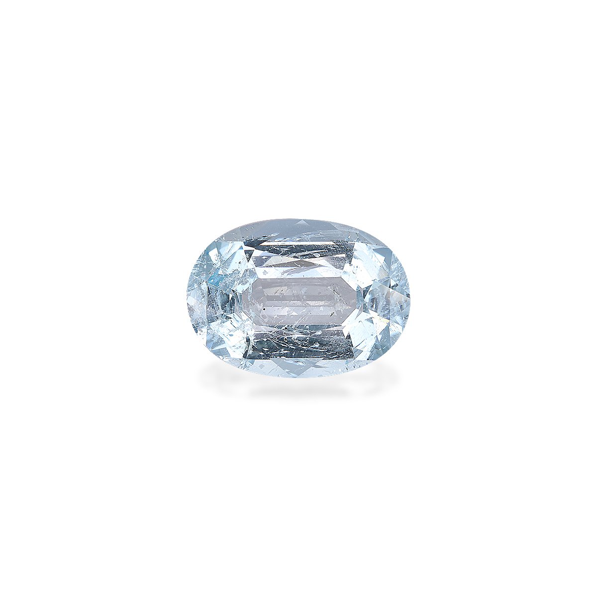 sky blue aquamarine, 11.64ct cushion cut — main view