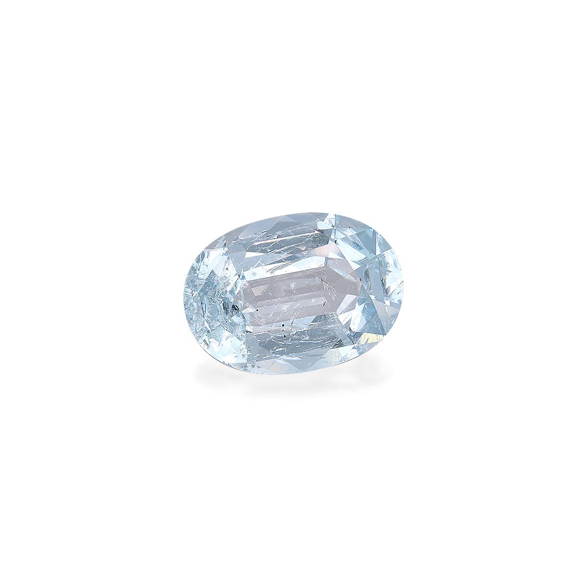 sky blue aquamarine, 11.64ct cushion cut — view 3