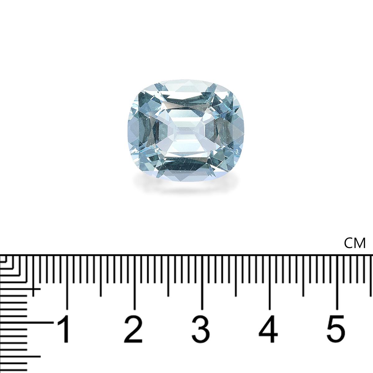 sky blue aquamarine, 13.16ct cushion cut — view 4