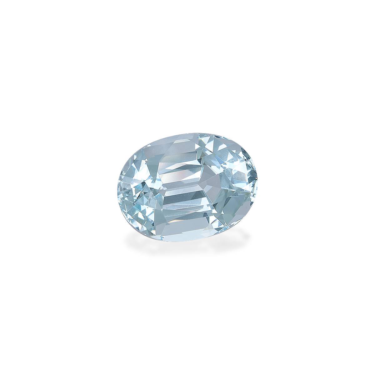sky blue aquamarine, 12.04ct oval cut — view 3