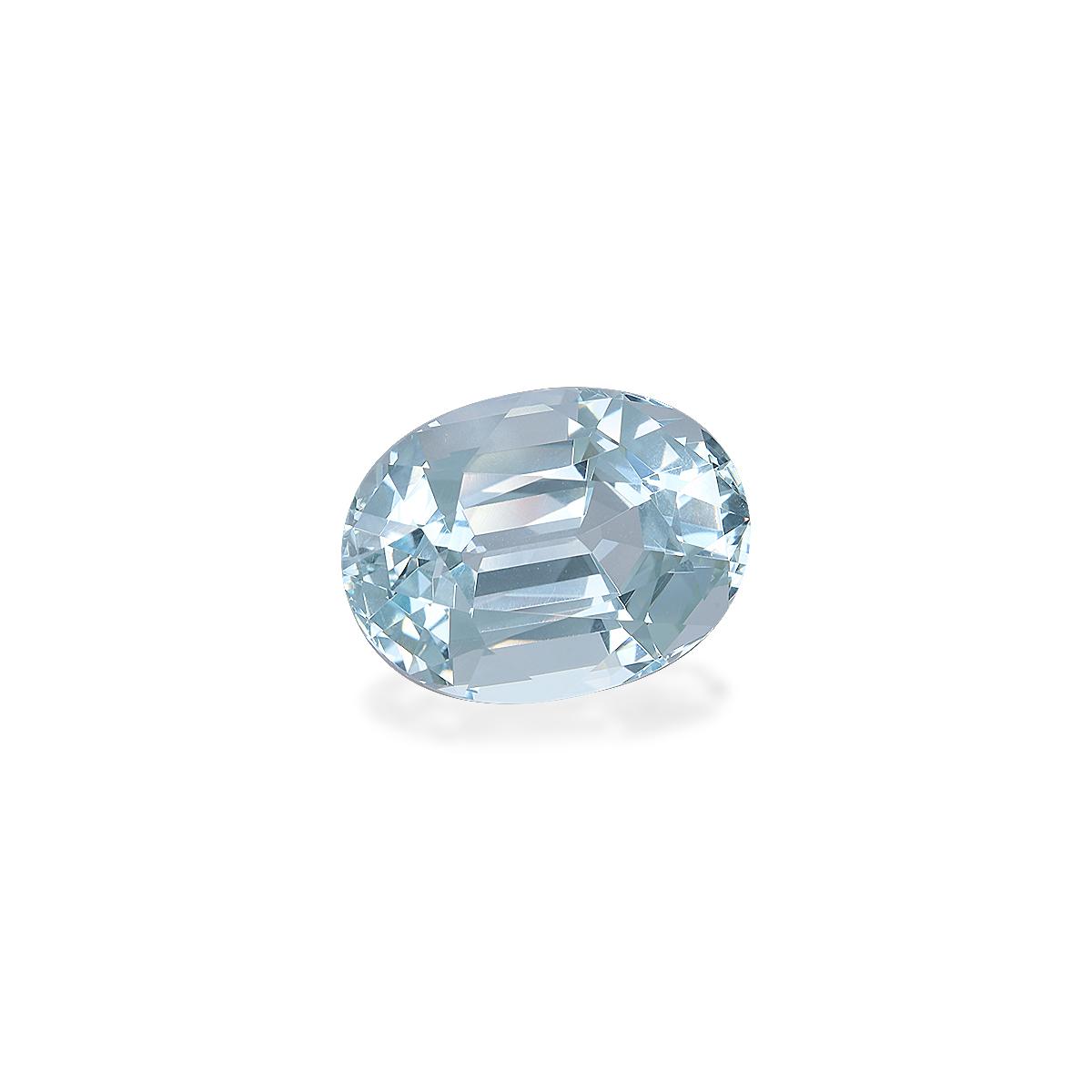sky blue aquamarine, 12.04ct oval cut — view 3