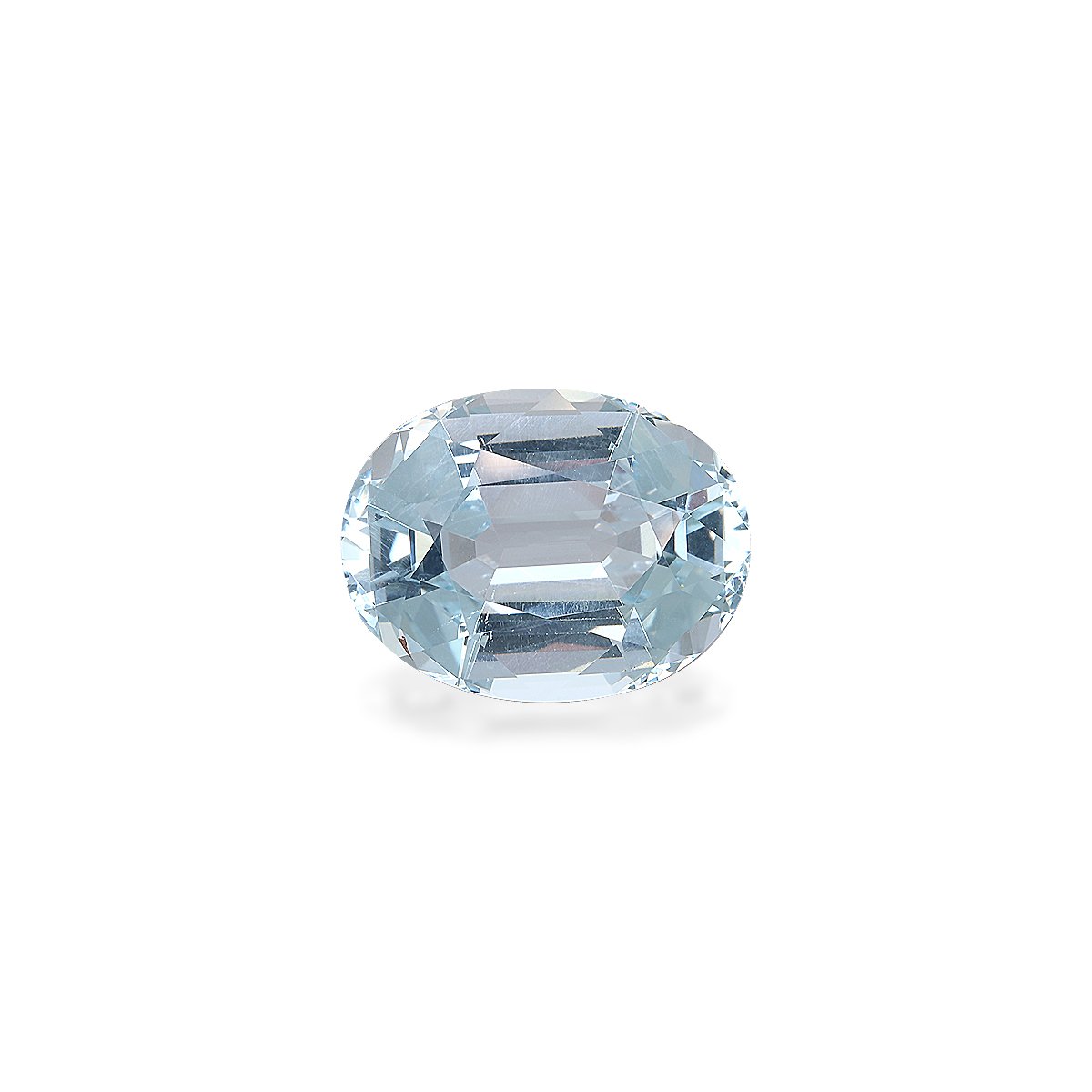 sky blue aquamarine, 9.51ct oval cut — main view