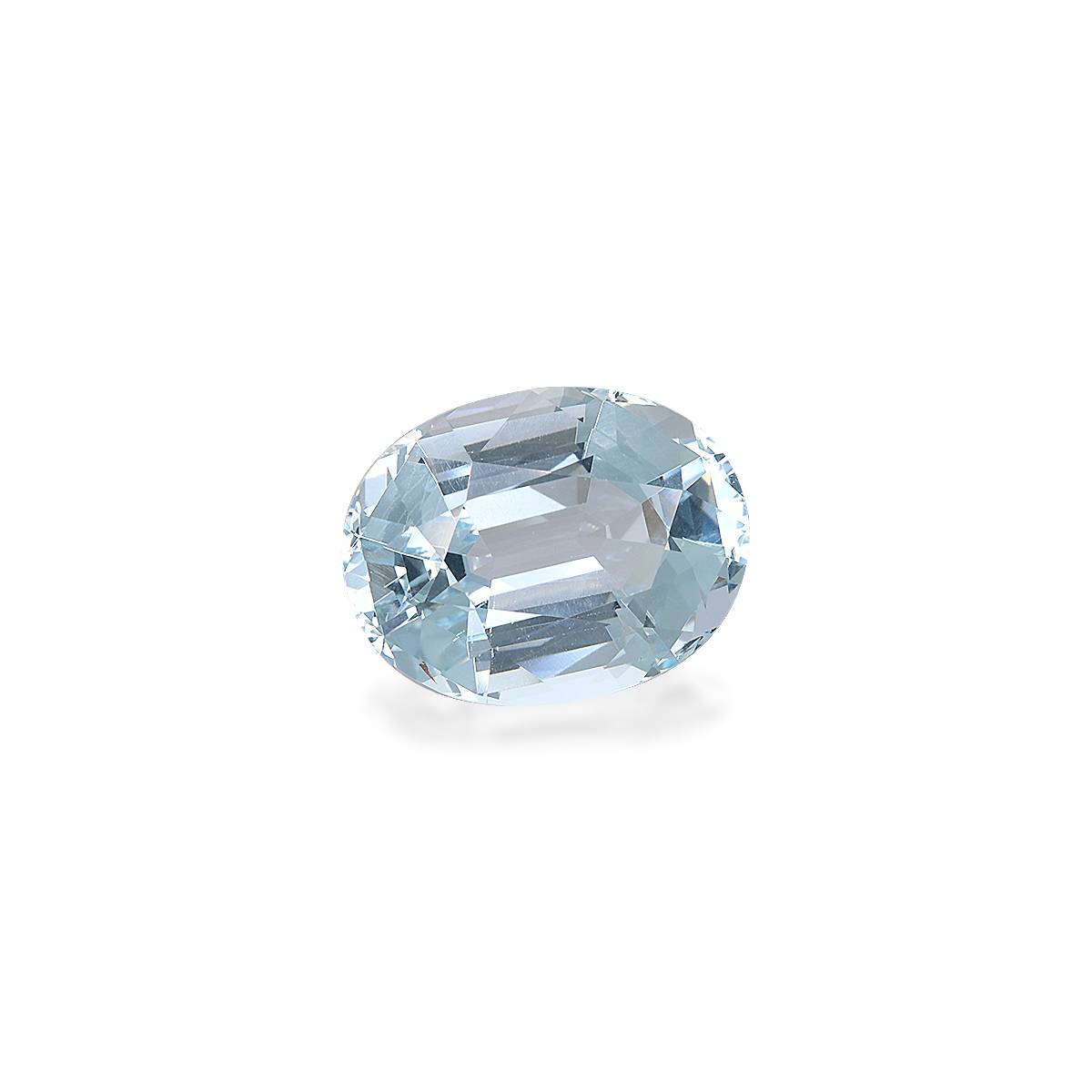 sky blue aquamarine, 9.51ct oval cut — view 3