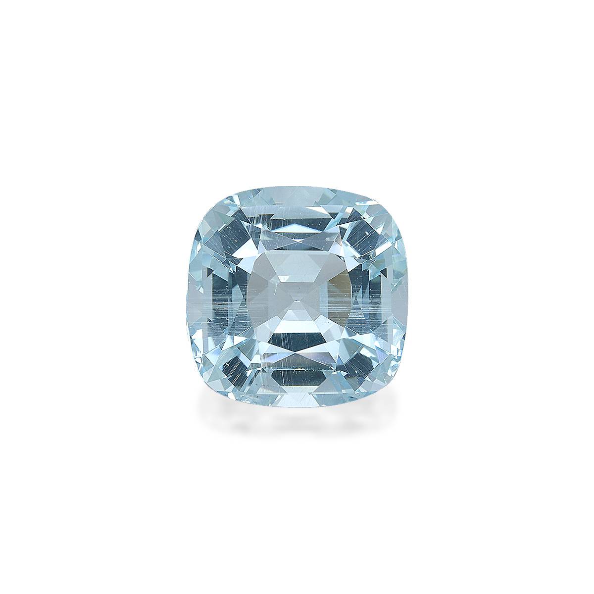 baby blue aquamarine, 9.26ct cushion cut — main view