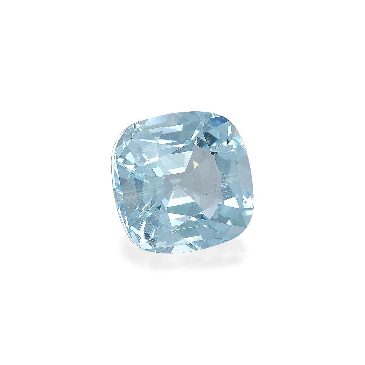 baby blue aquamarine, 9.26ct cushion cut — view 3