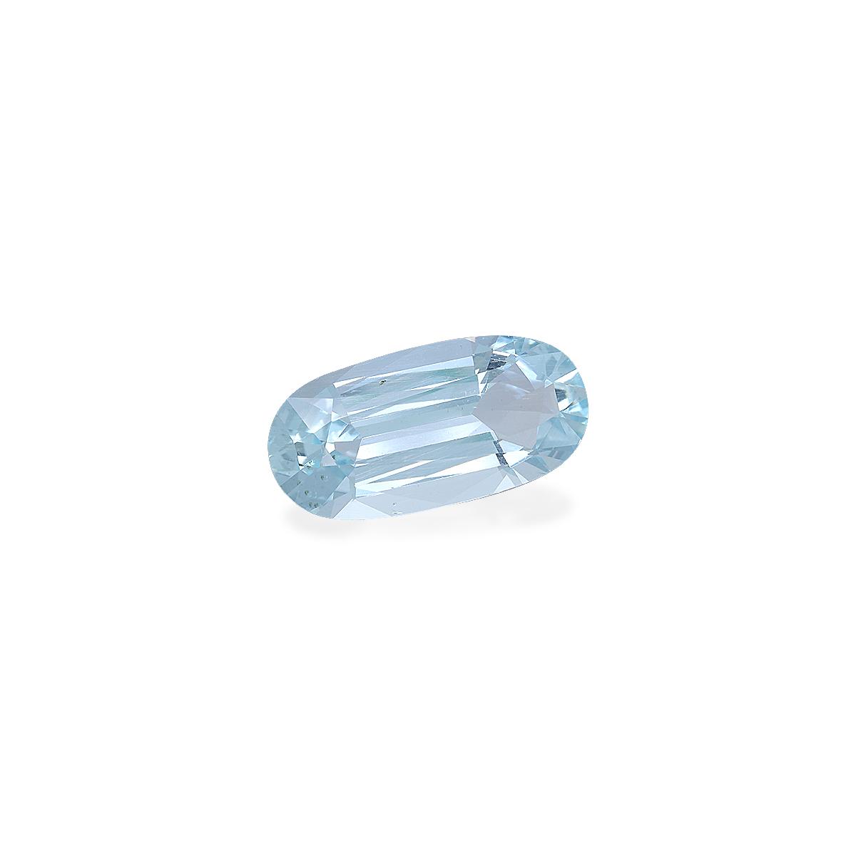 sky blue aquamarine, 9.88ct oval cut — view 3