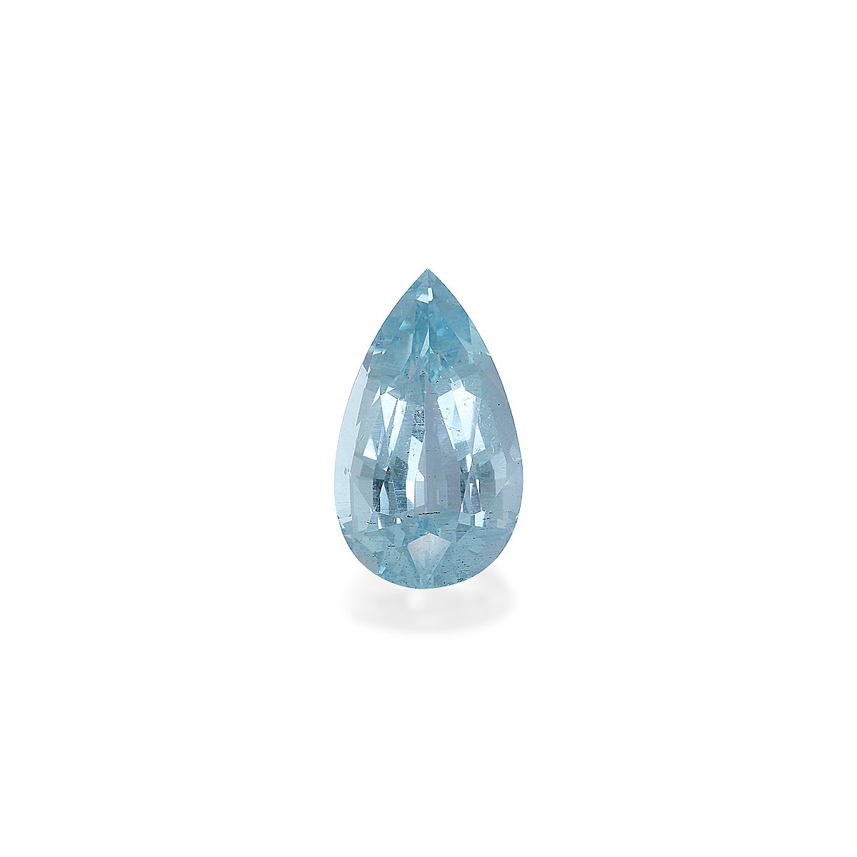 baby blue aquamarine, 11.29ct pear cut — main view
