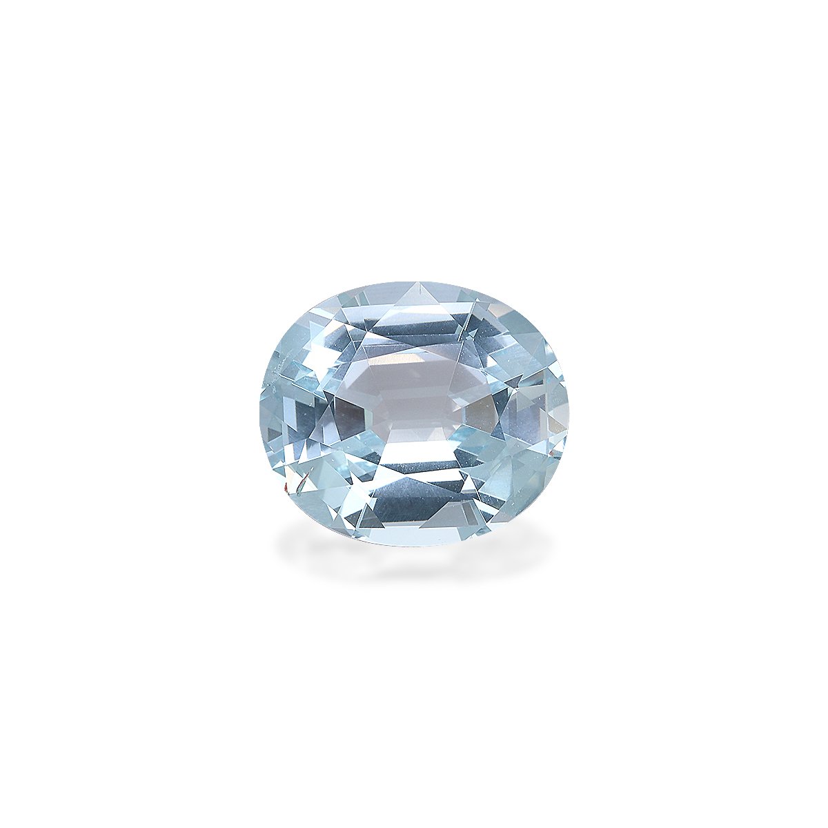 sky blue aquamarine, 7.49ct oval cut — main view