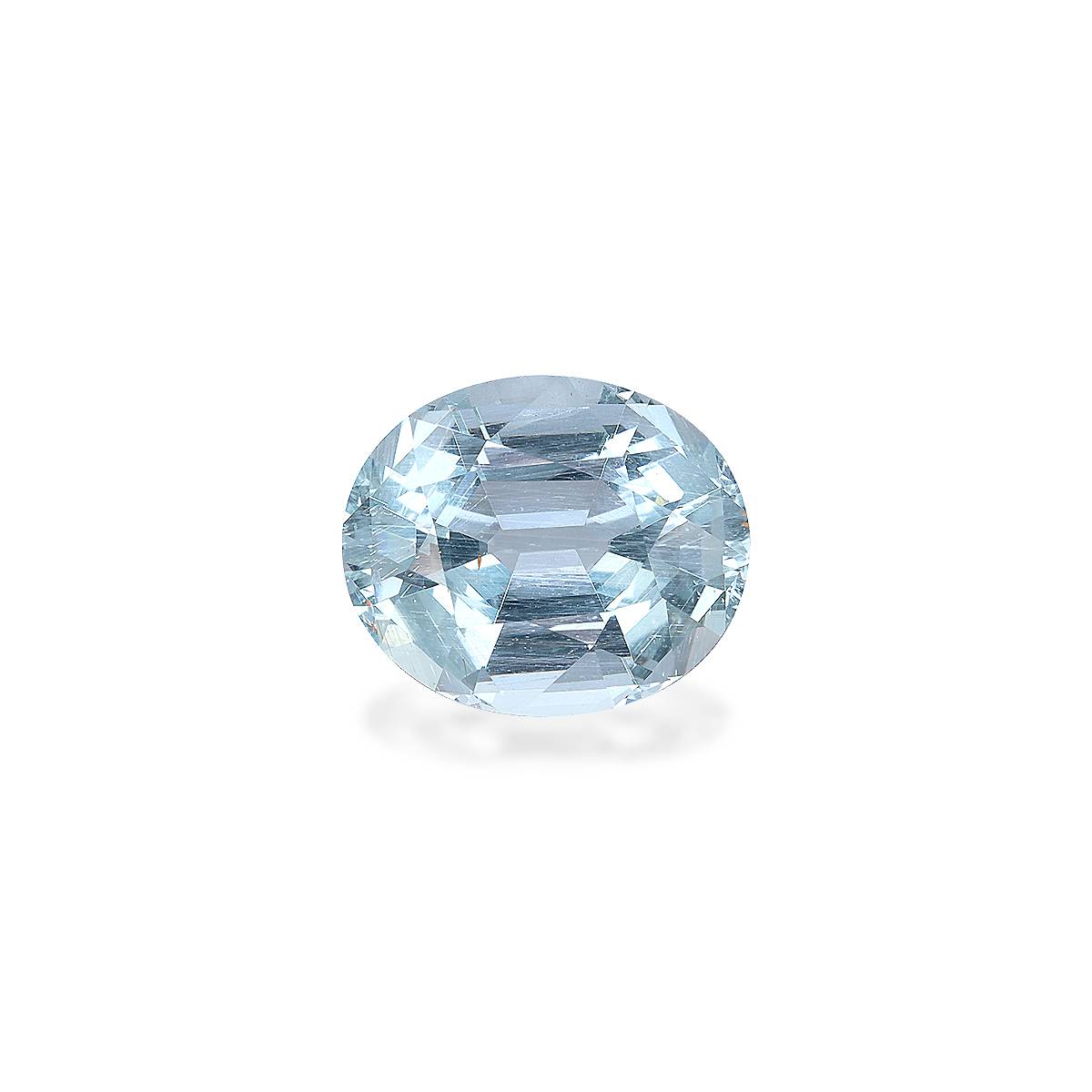 sky blue aquamarine, 4.94ct oval cut — main view