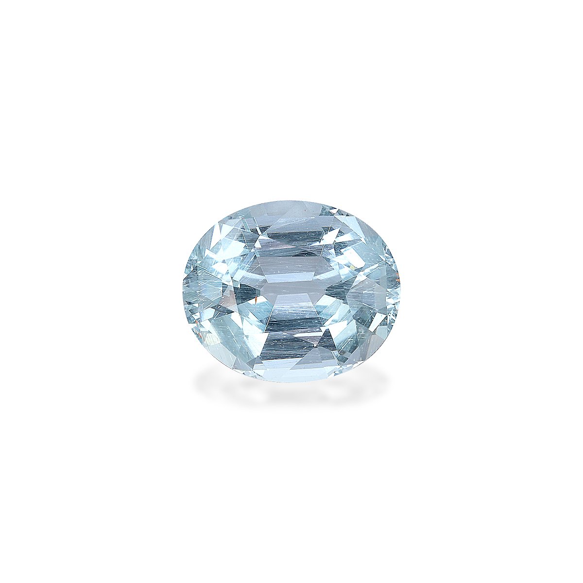 sky blue aquamarine, 4.94ct oval cut — main view