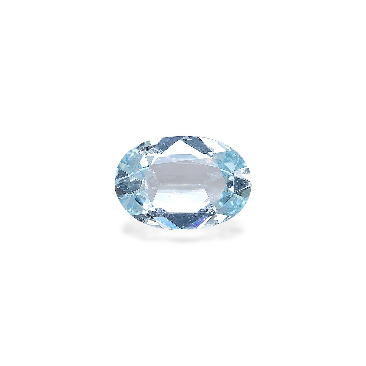 sky blue aquamarine, 5.33ct oval cut — main view