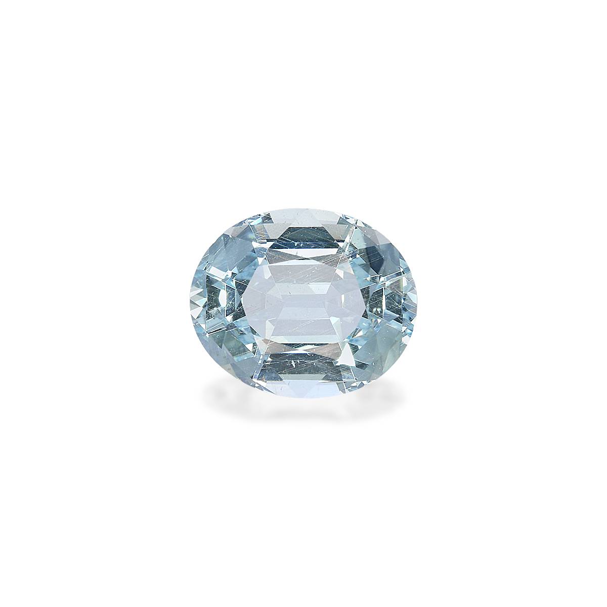 baby blue aquamarine, 4.89ct oval cut — main view