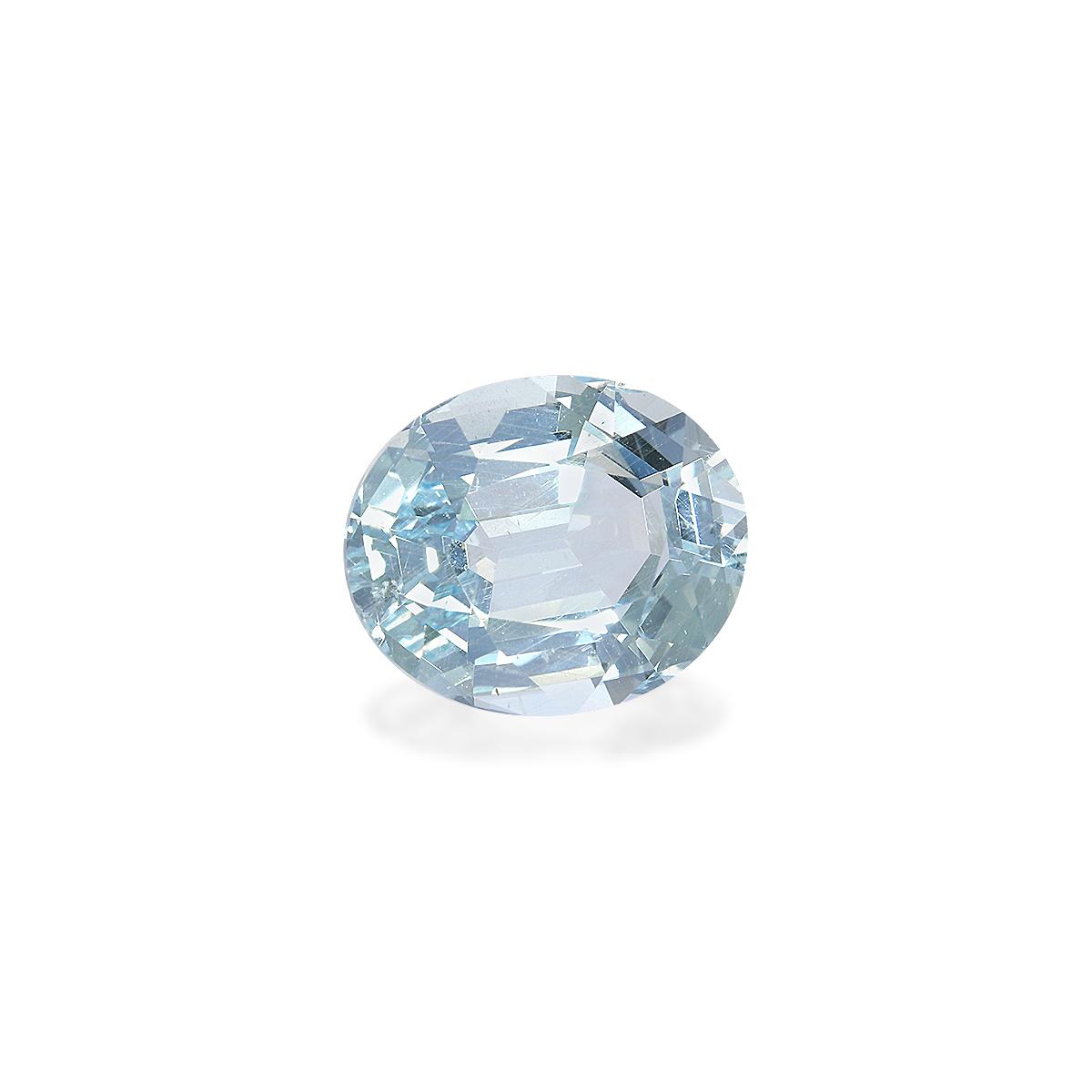 baby blue aquamarine, 4.89ct oval cut — view 3