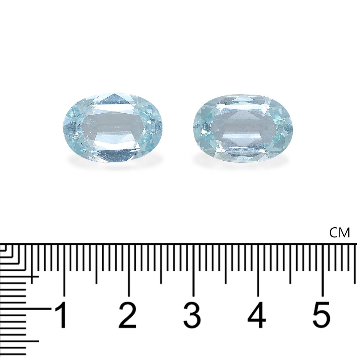 baby blue aquamarine, 11.56ct oval cut — view 4
