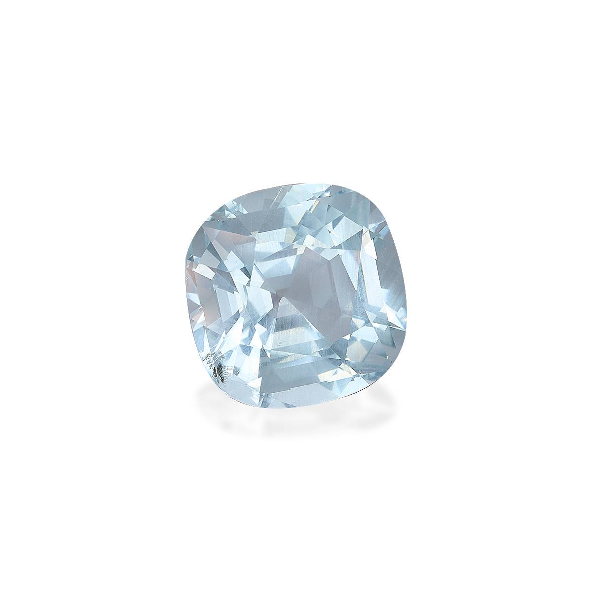 baby blue aquamarine, 14.86ct cushion cut — view 3