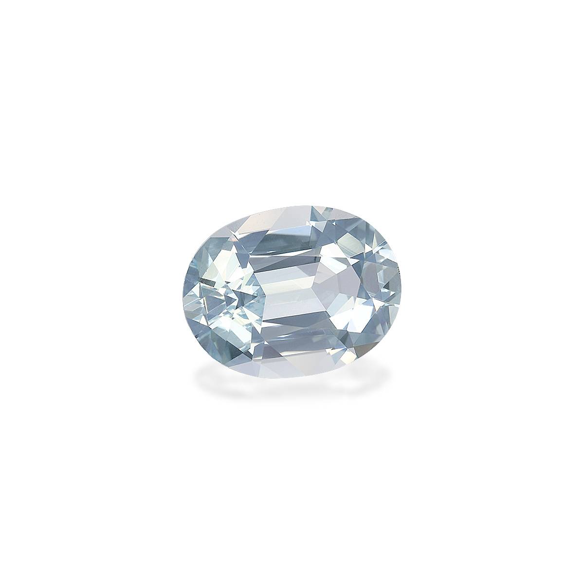 sky blue aquamarine, 5.32ct oval cut — view 3