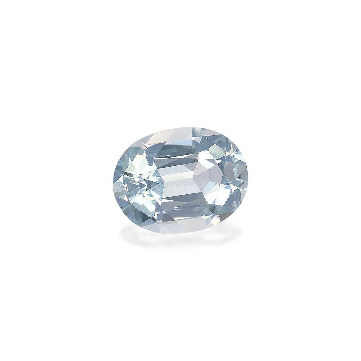 sky blue aquamarine, 5.32ct oval cut — view 3