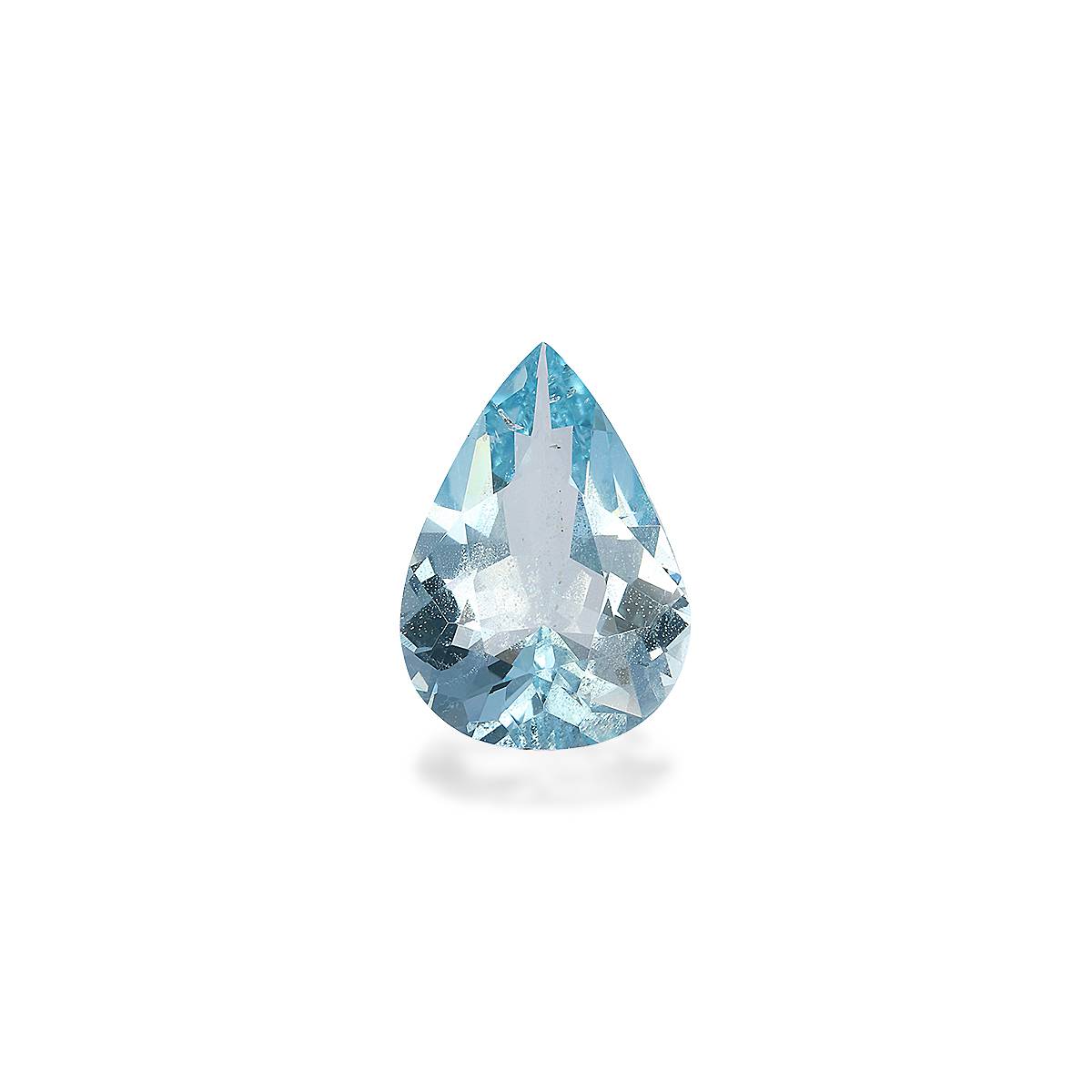 baby blue aquamarine, 6ct pear cut — main view