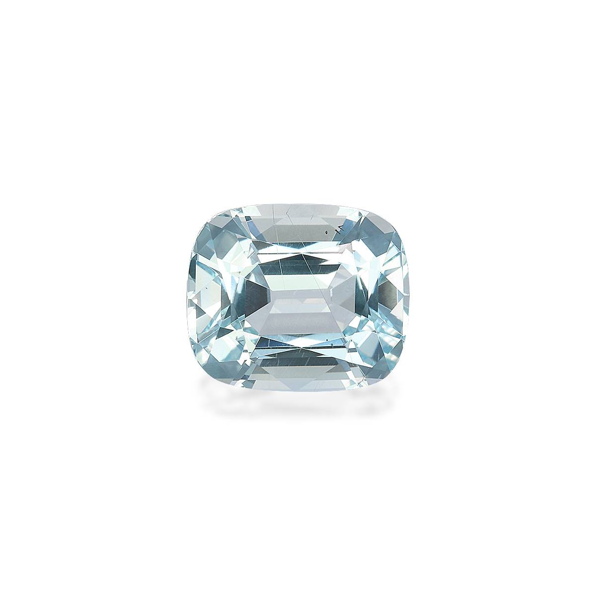 sky blue aquamarine, 5.99ct cushion cut — main view