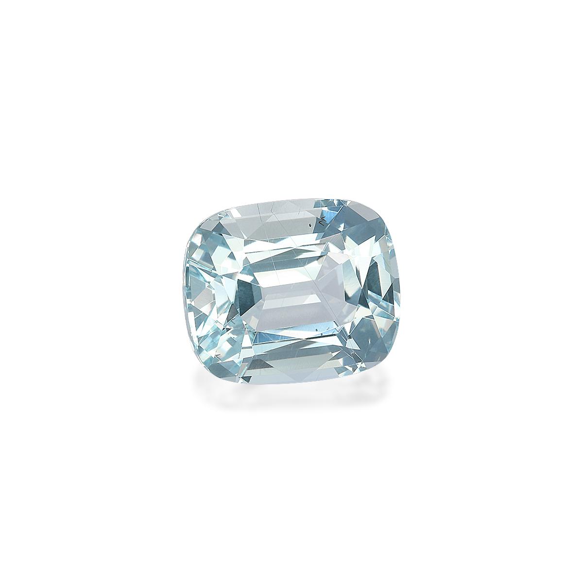 sky blue aquamarine, 5.99ct cushion cut — view 3