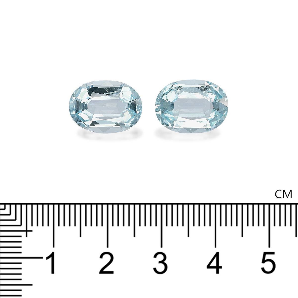 baby blue aquamarine, 10.23ct oval cut — view 4