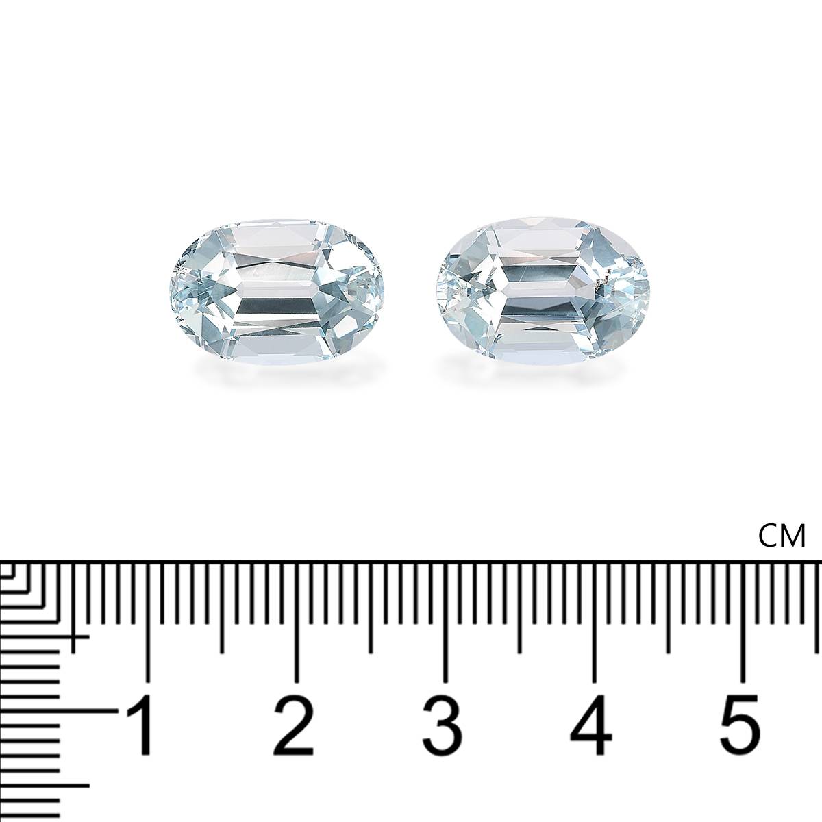 sky blue aquamarine, 14.62ct oval cut — view 4