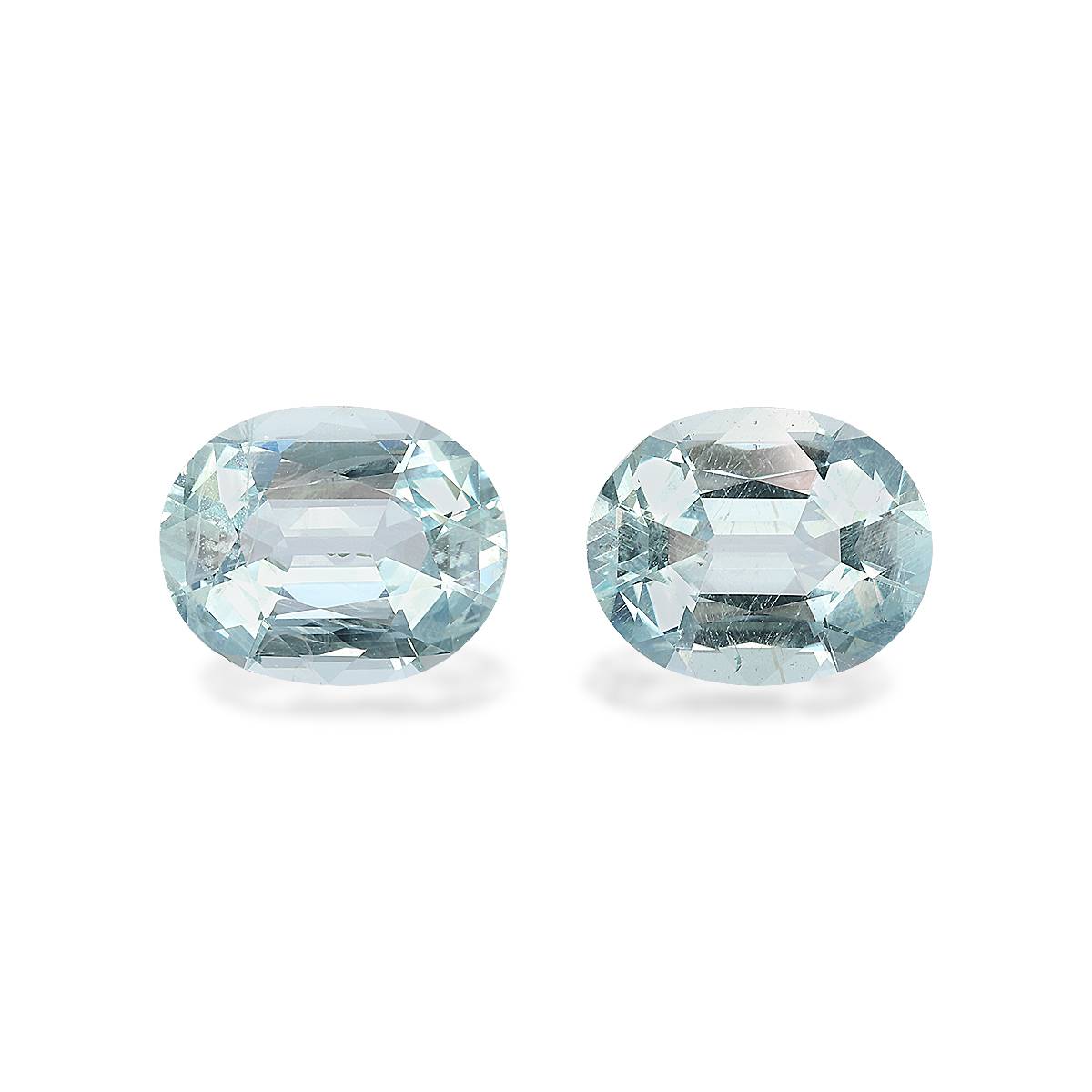 Sky Blue Aquamarine 8.6ct - 12x10mm Pair