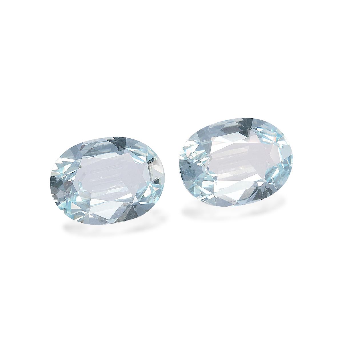 baby blue aquamarine, 8.13ct oval cut — view 3