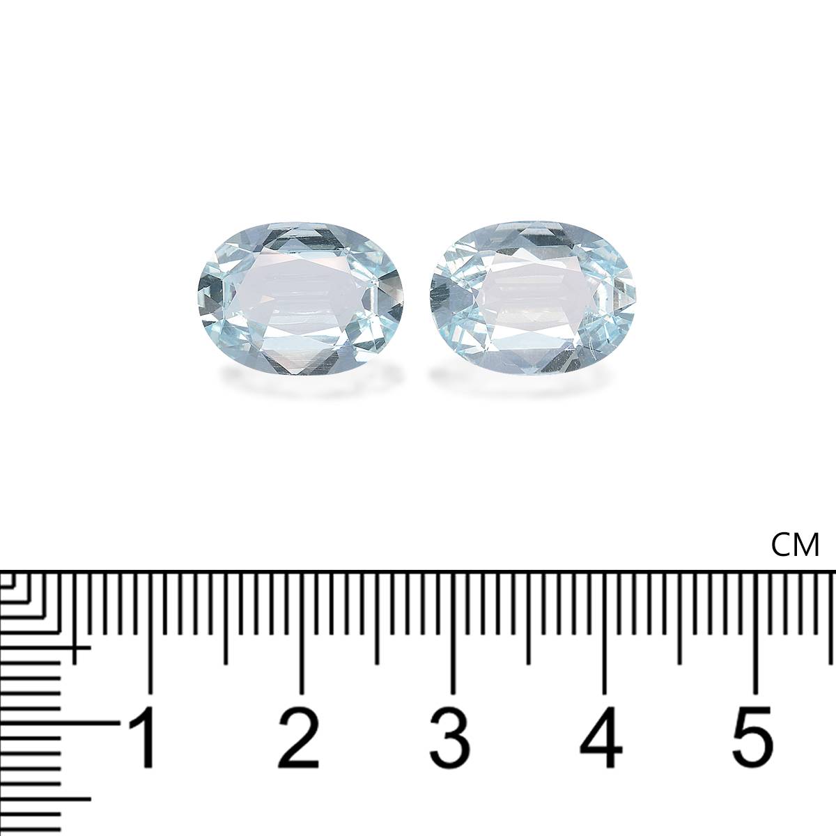 baby blue aquamarine, 8.13ct oval cut — view 4