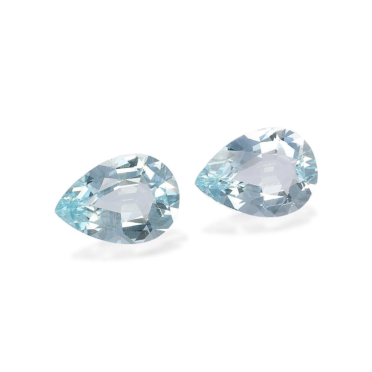 baby blue aquamarine, 8.14ct pear cut — view 3