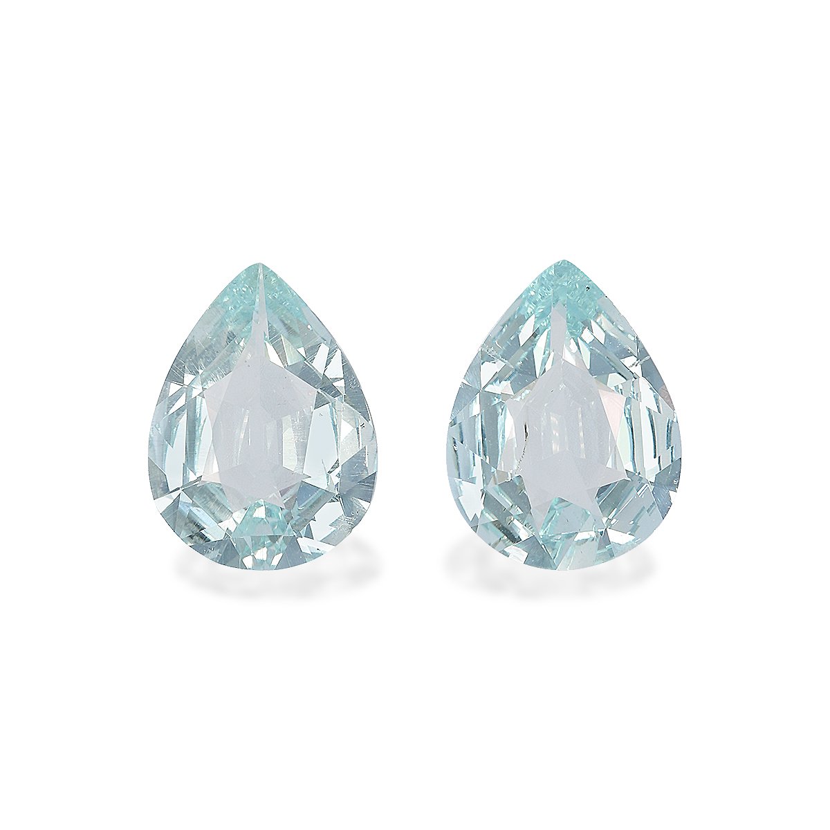 sky blue aquamarine, 6.12ct pear cut — main view