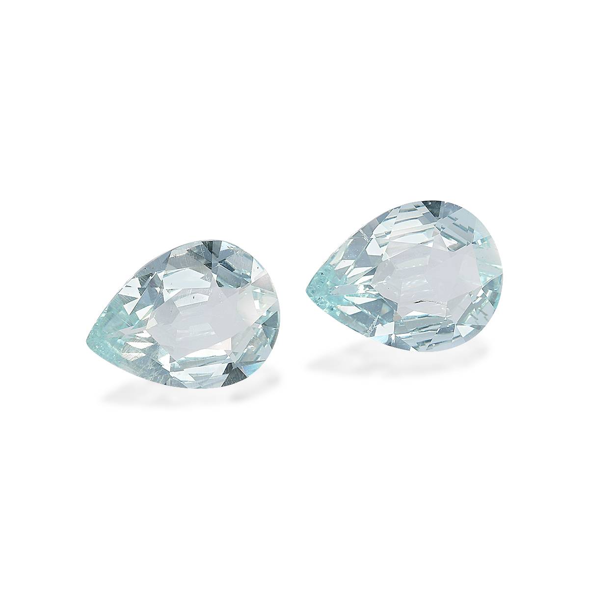 sky blue aquamarine, 6.12ct pear cut — view 3