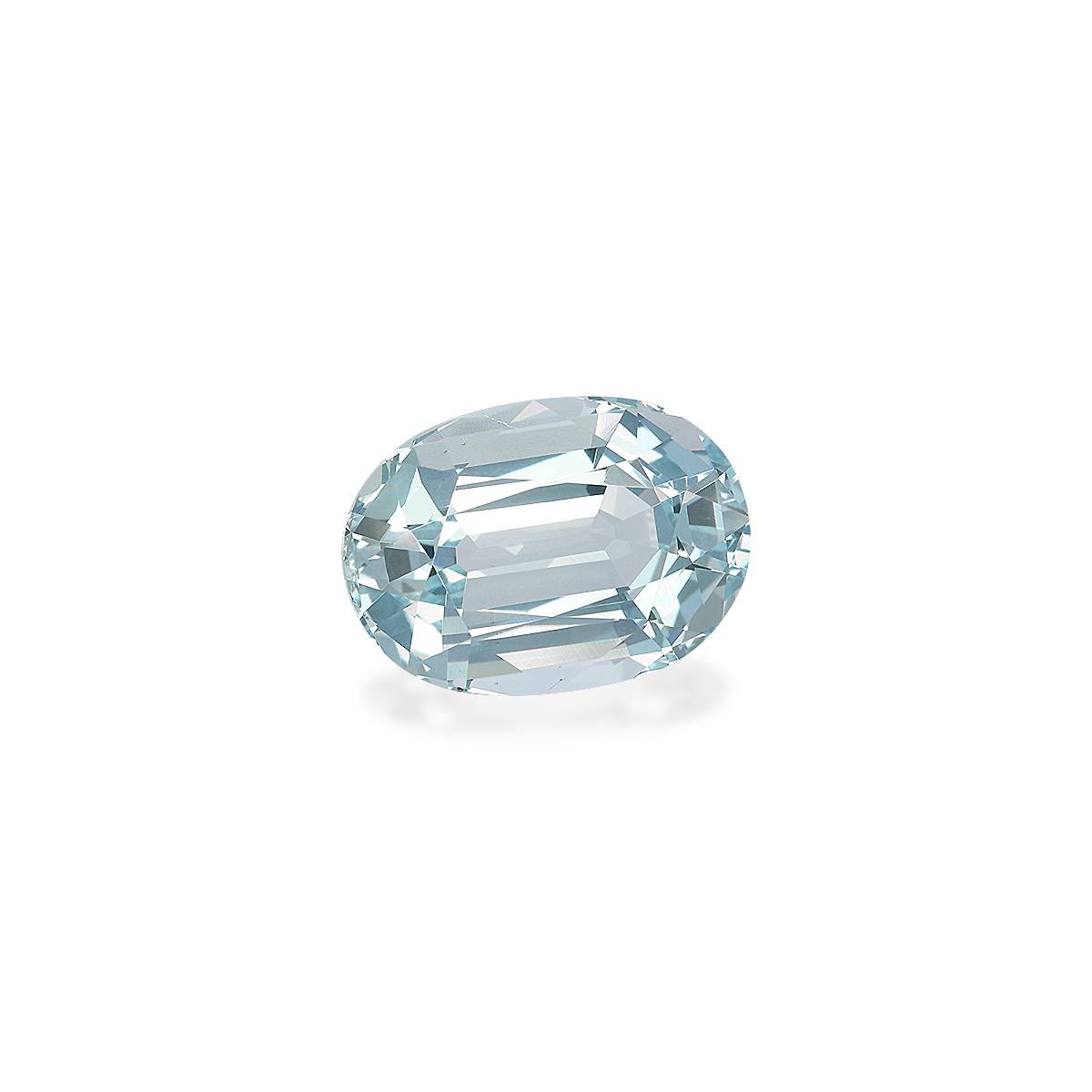 baby blue aquamarine, 6.24ct oval cut — view 3