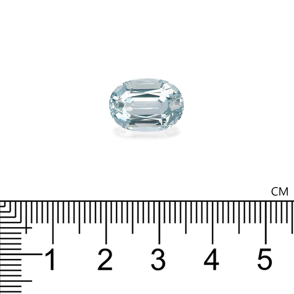 baby blue aquamarine, 6.24ct oval cut — view 4