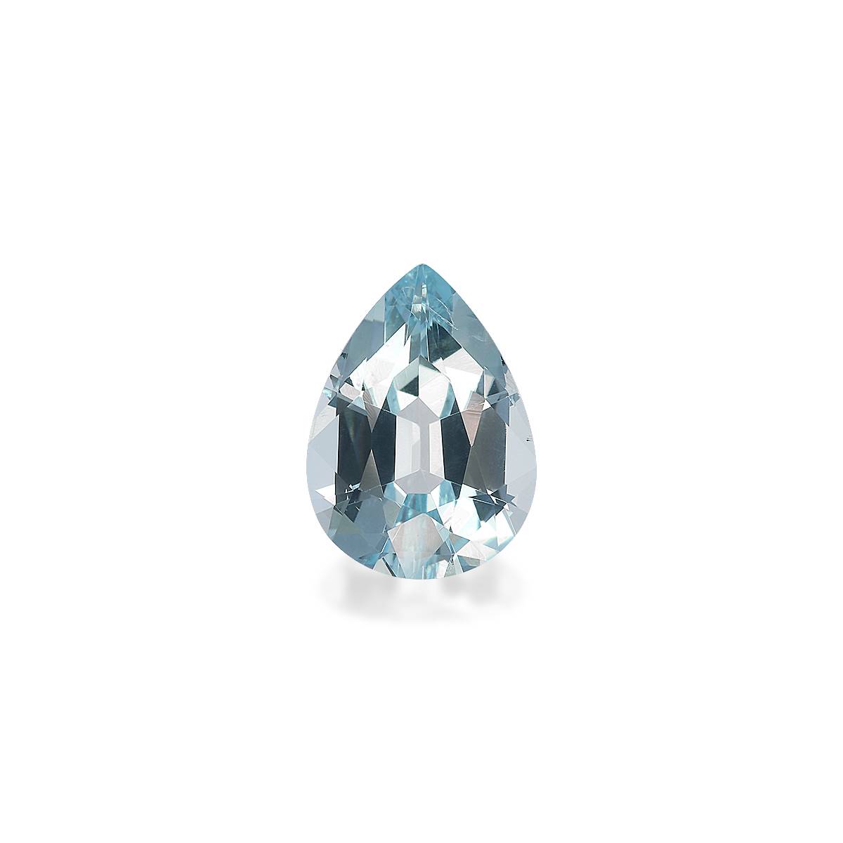 sky blue aquamarine, 4.67ct pear cut — main view