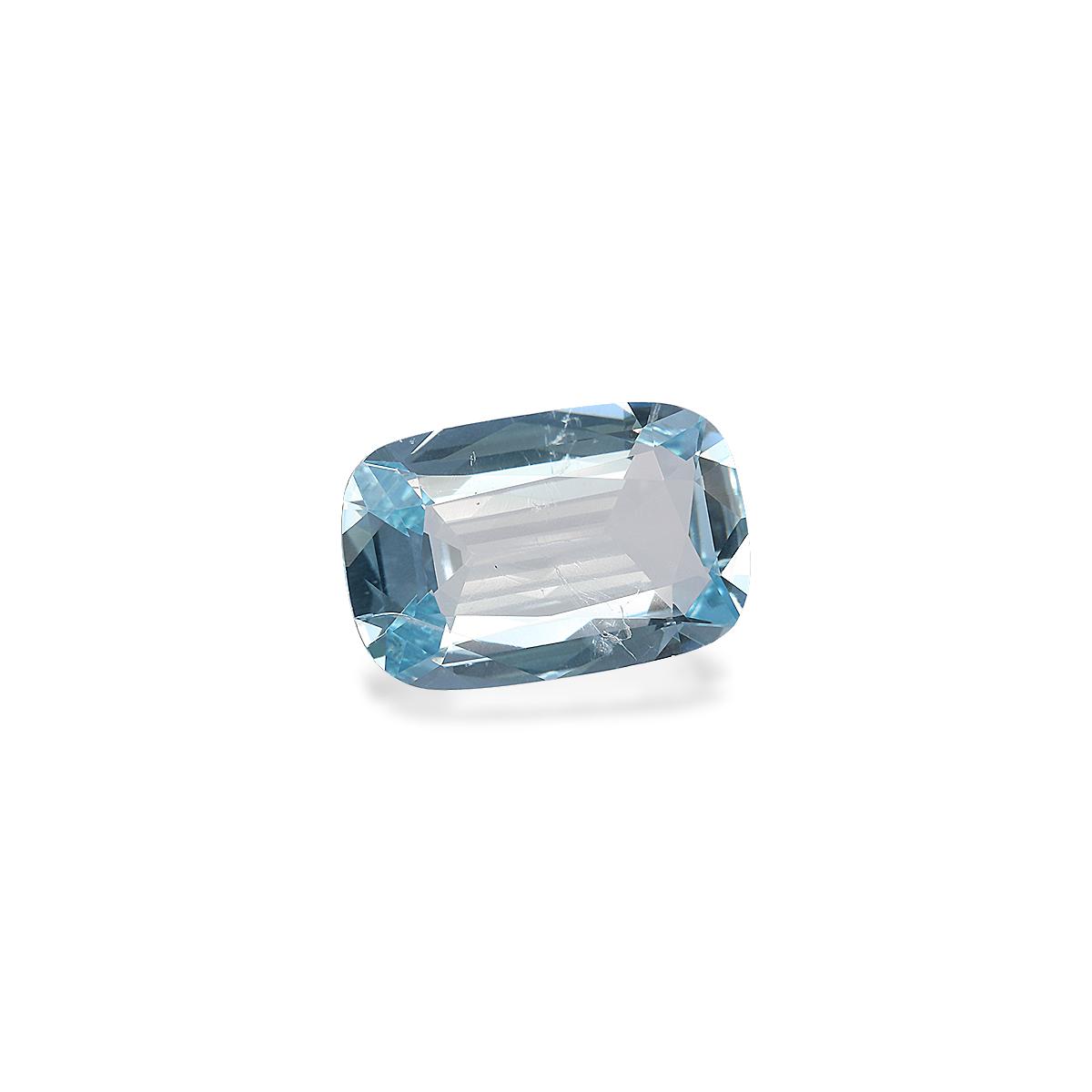baby blue aquamarine, 3.1ct cushion cut — view 3