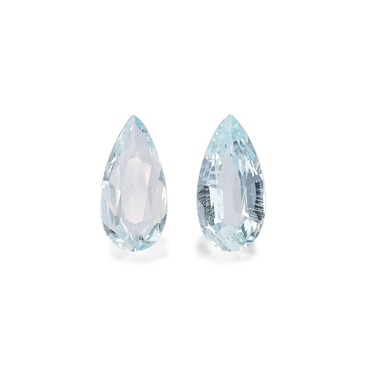baby blue aquamarine, 4.46ct pear cut — main view