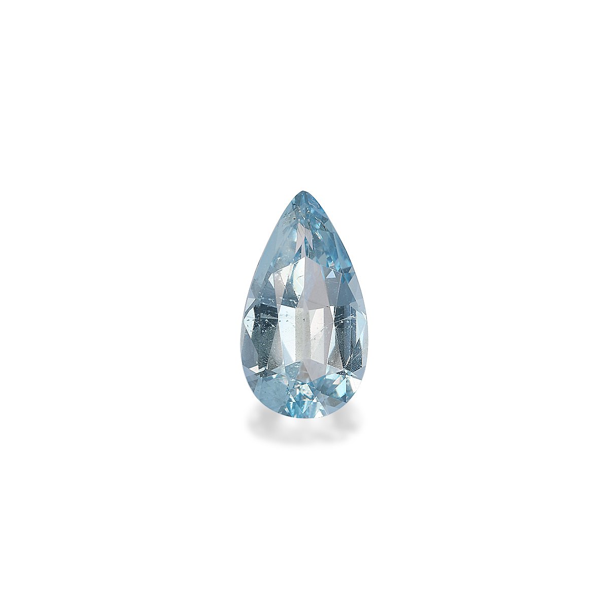 baby blue aquamarine, 2.54ct pear cut — main view