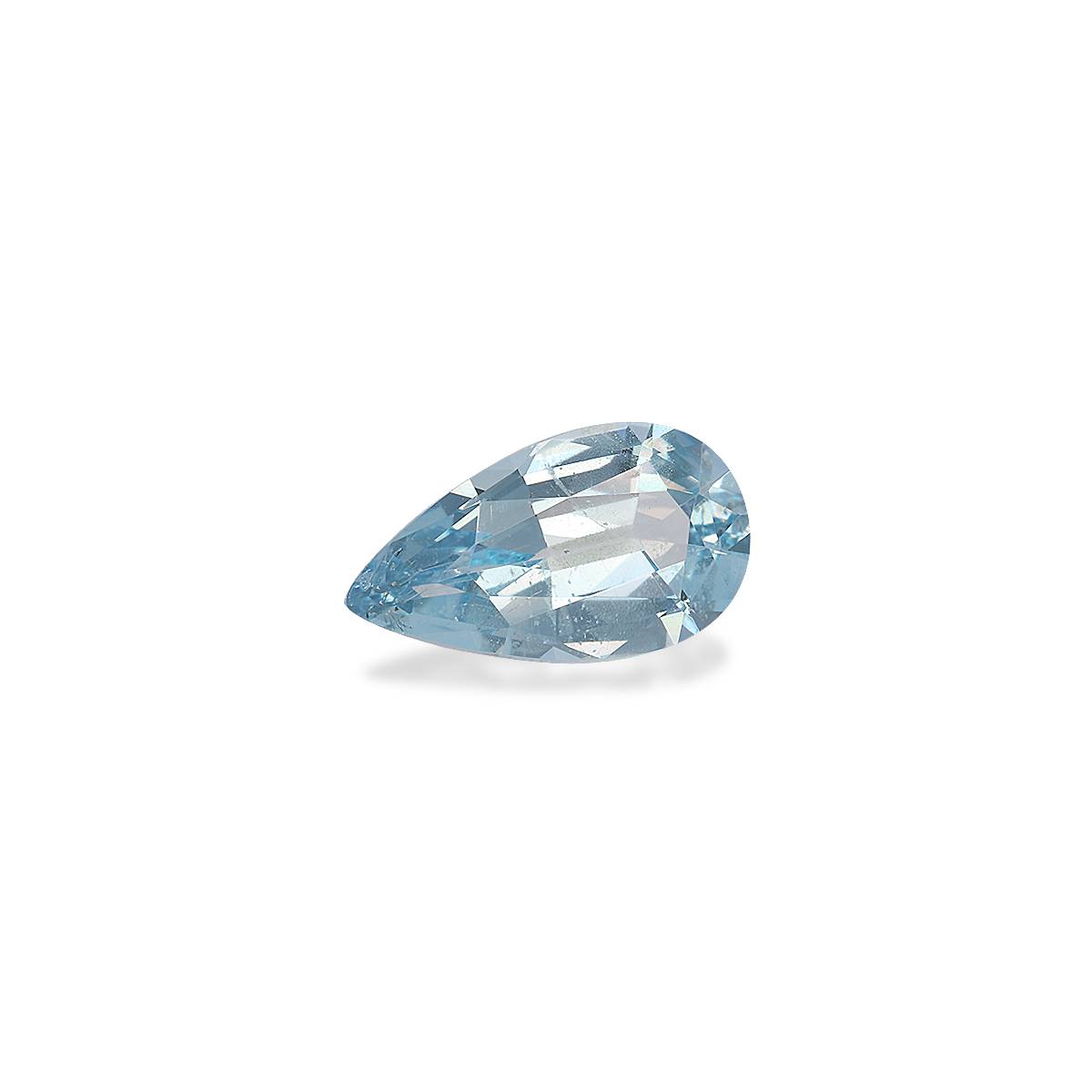 baby blue aquamarine, 2.54ct pear cut — view 3