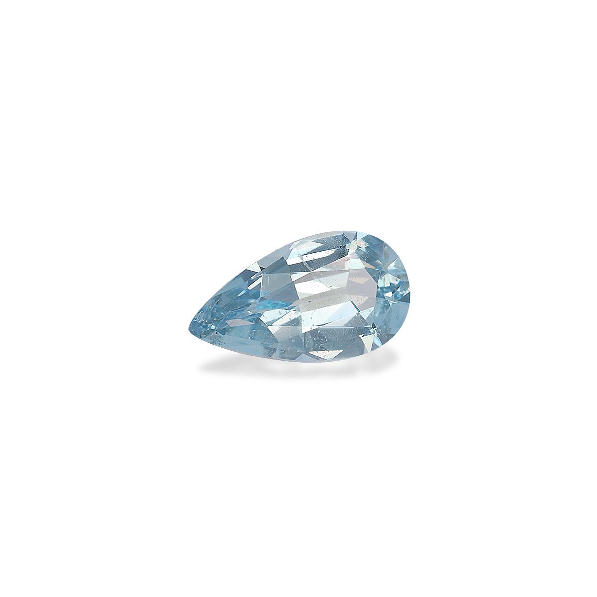 baby blue aquamarine, 2.54ct pear cut — view 3