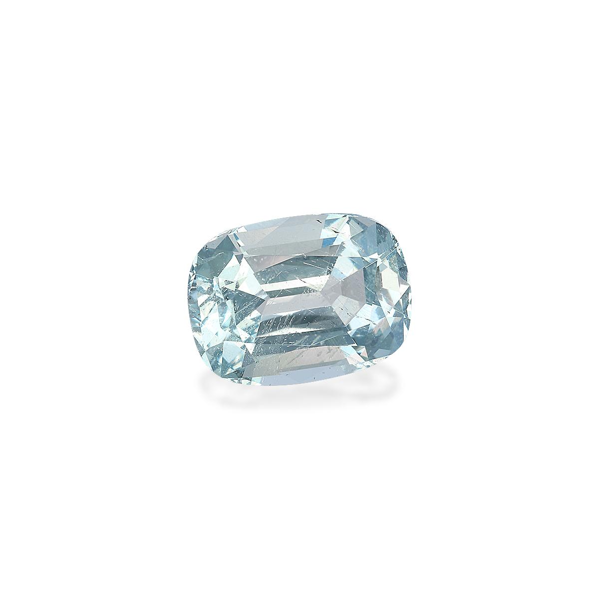 baby blue aquamarine, 4.25ct cushion cut — view 3
