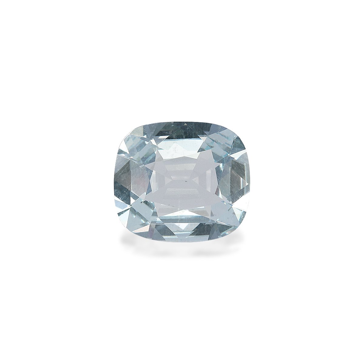 sky blue aquamarine, 2.91ct cushion cut — main view