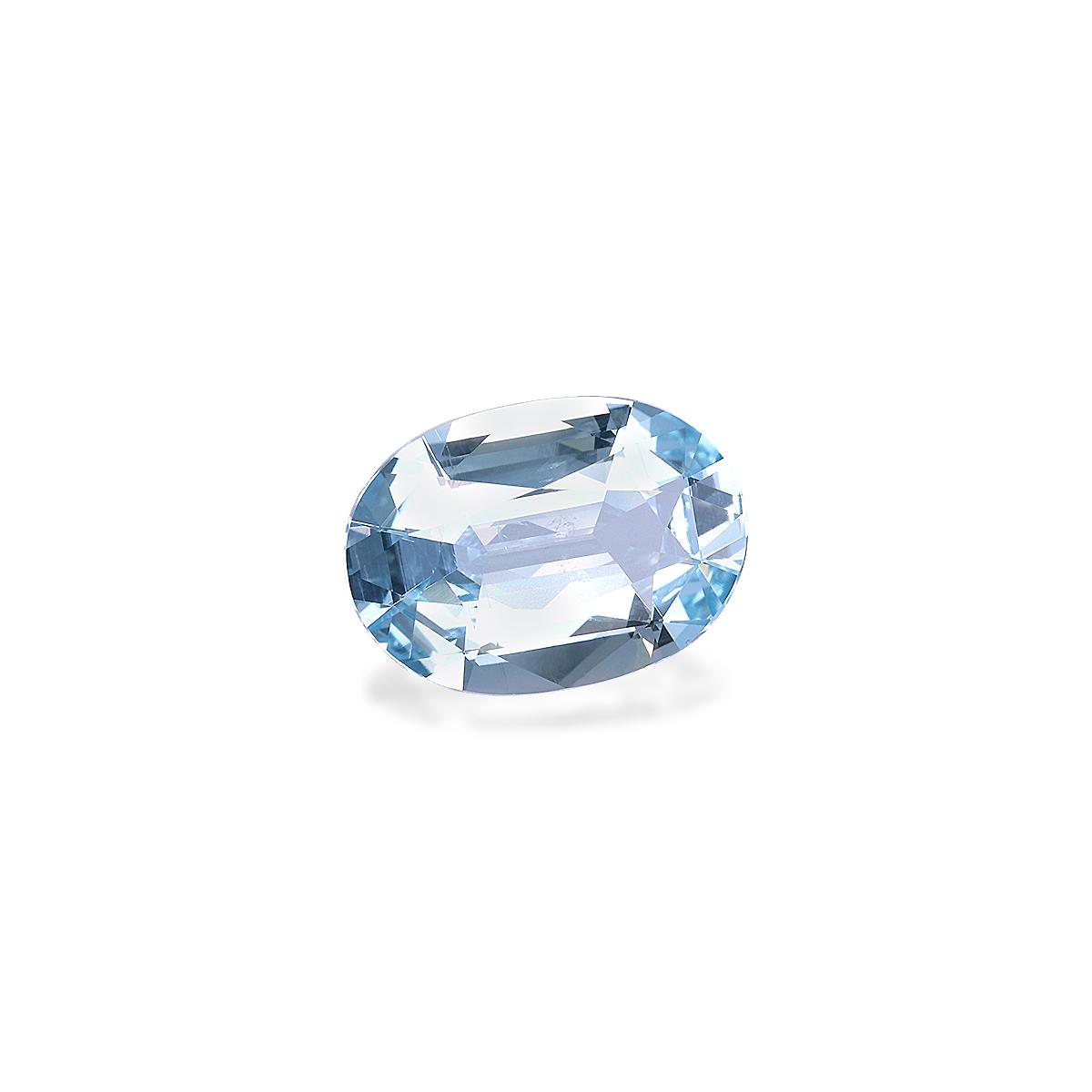 baby blue aquamarine, 4.49ct oval cut — view 3