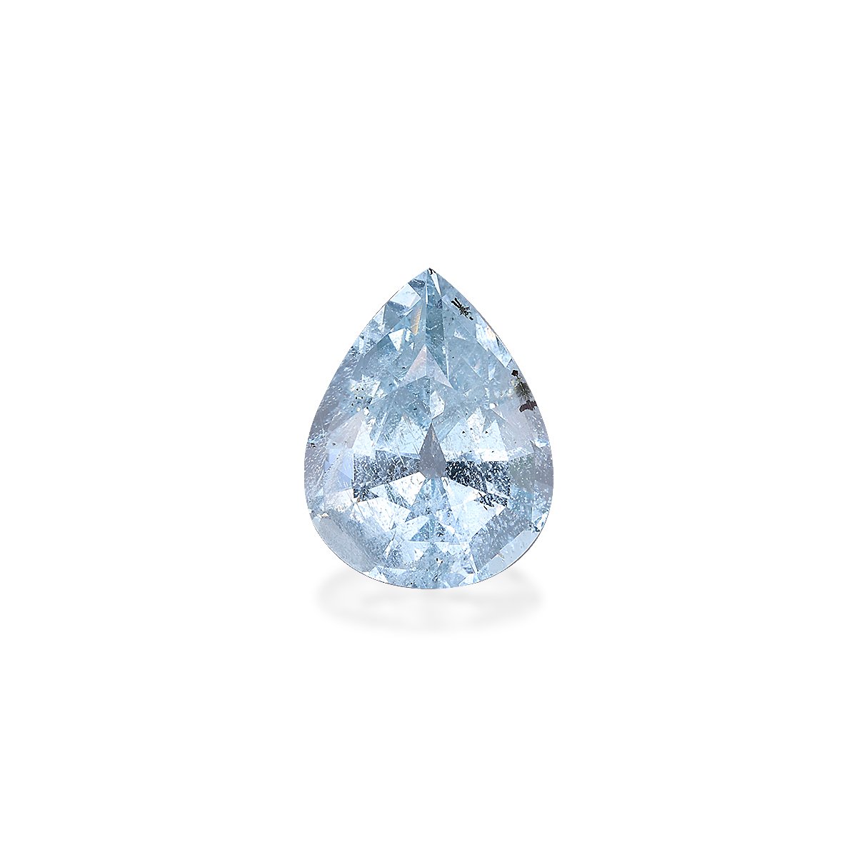 baby blue aquamarine, 5.79ct pear cut — main view