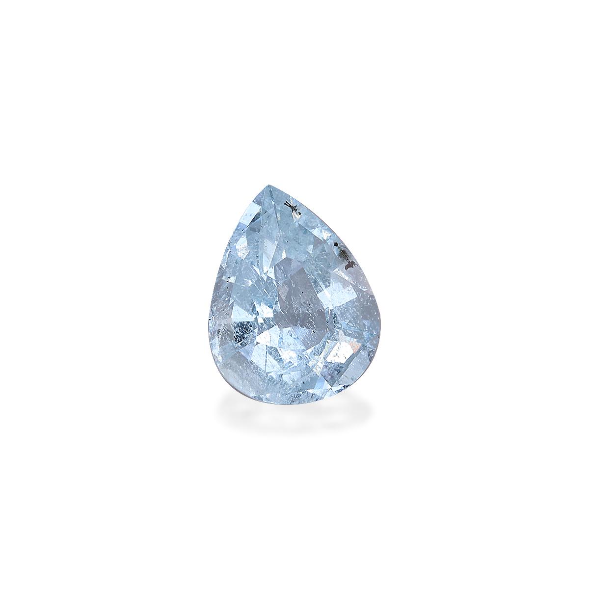 baby blue aquamarine, 5.79ct pear cut — view 3