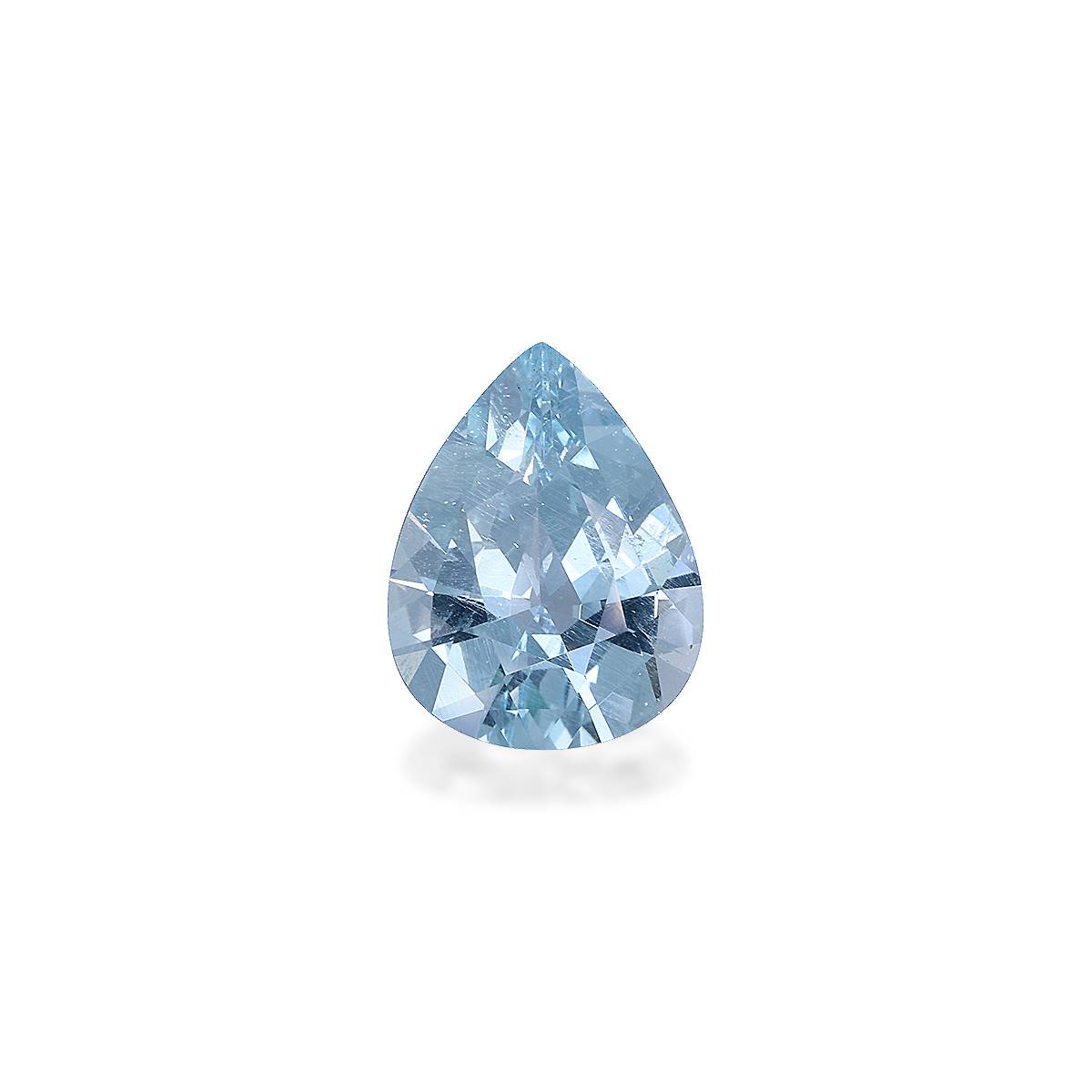 baby blue aquamarine, 4ct pear cut — main view