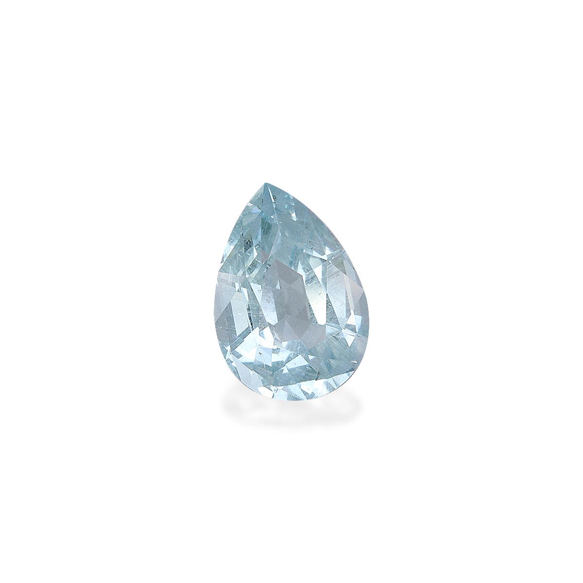 baby blue aquamarine, 5.37ct pear cut — view 3