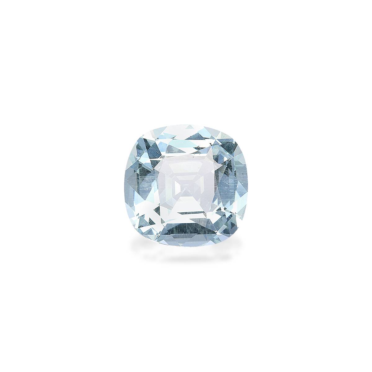 sky blue aquamarine, 6.98ct cushion cut — main view