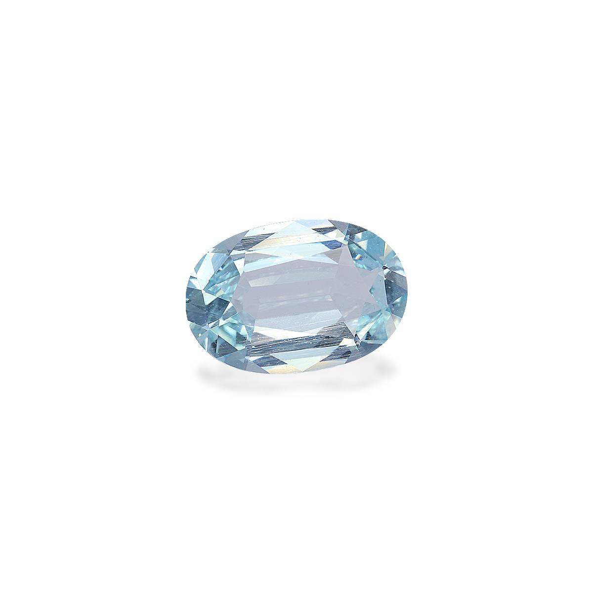 baby blue aquamarine, 5.21ct oval cut — view 3