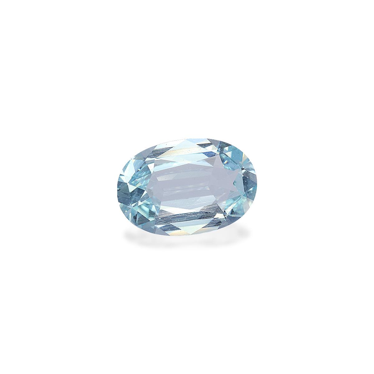 baby blue aquamarine, 5.21ct oval cut — view 3